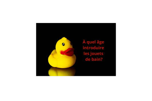 À quel âge donner un jouer de bain à votre enfant? - Jeux jouets à moi