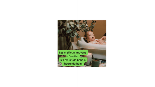 Les meilleurs moyens d'arrêter les pleurs de bébé à l'heure du bain - Jeux jouets à moi