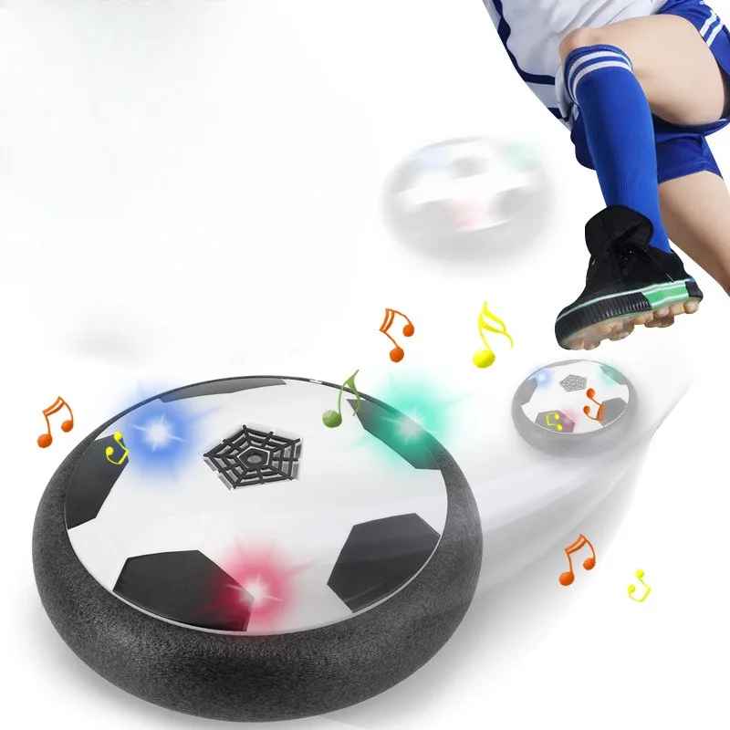 POPERFUN Ballon de Foot Aéroglisseur avec Lumières LED, Intérieur POPERFUN Ballon de Foot Aéroglisseur avec Lumières LED, Intérieur