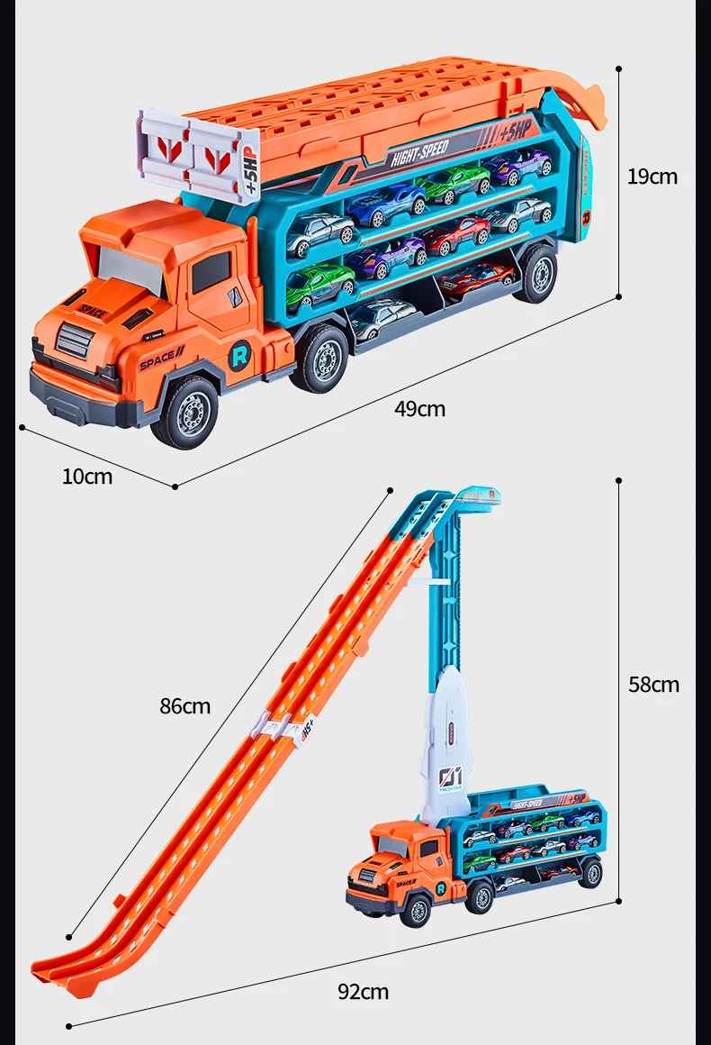 camion jouet - piste de course - Jeux jouets à moi