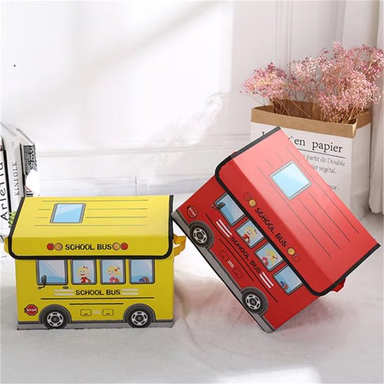 Coffre à jouet - autobus scolaire - Jeux jouets à moi