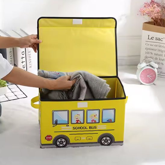 Coffre à jouet - autobus scolaire - Jeux jouets à moi