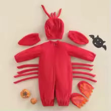 Deguisement halloween enfant - bébé le crabe rigolo