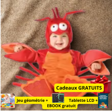 Deguisement halloween enfant - bébé le crabe rigolo