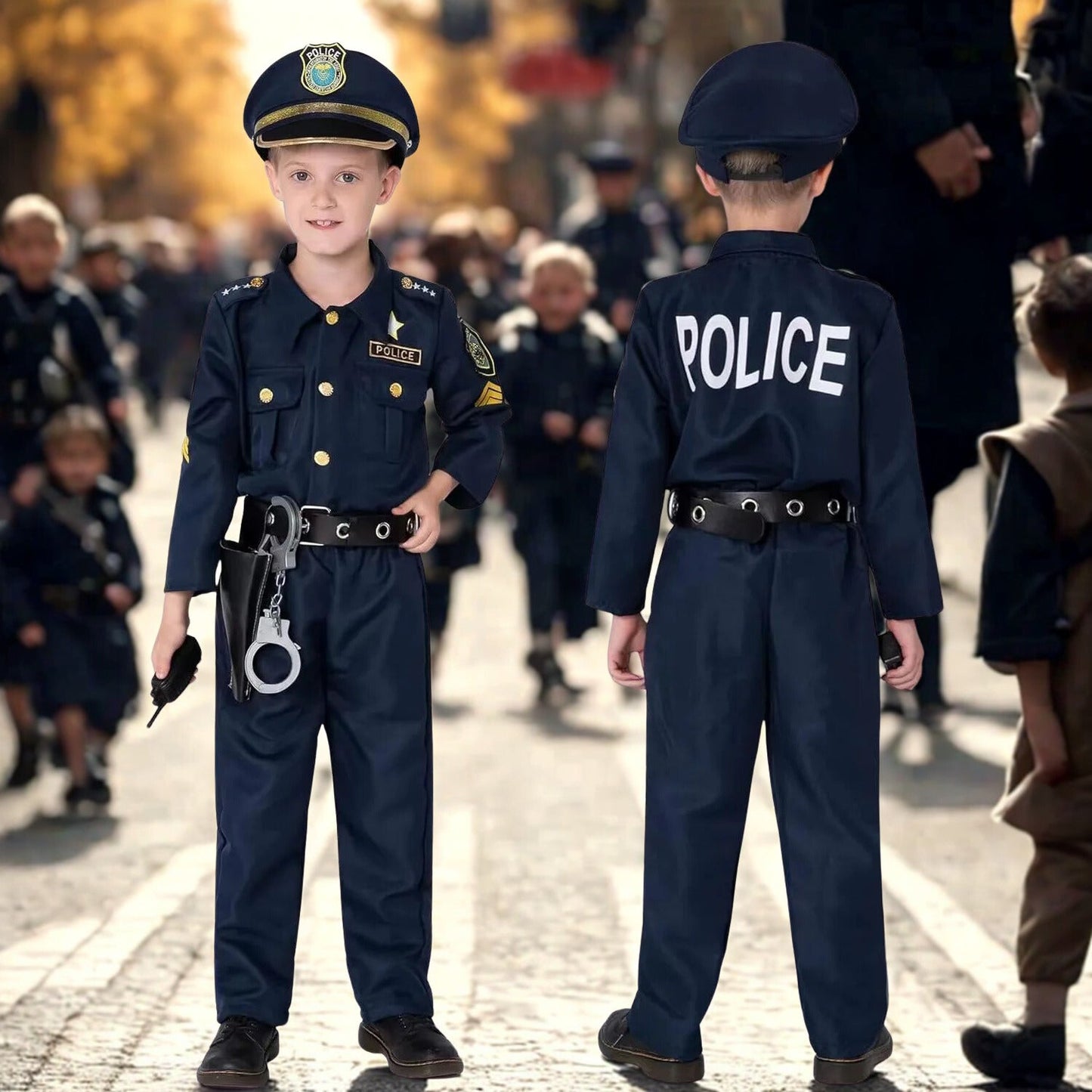 Deguisement halloween enfant - policier - Jeux jouets à moi