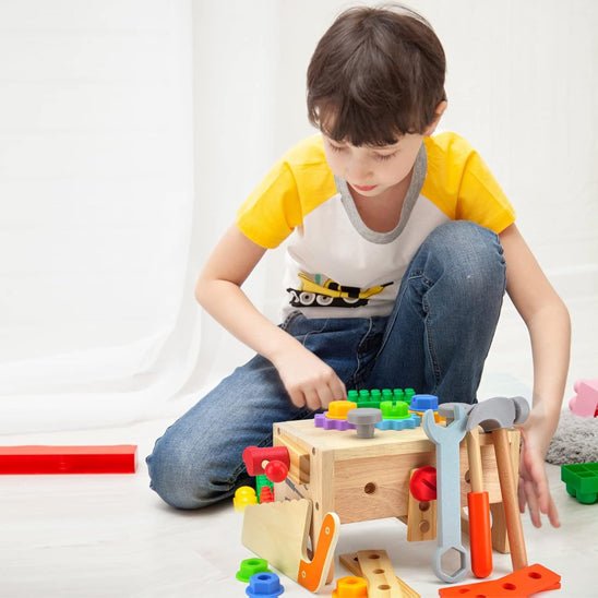 Jeux de construction en bois - Montessori 2 - Jeux jouets à moi