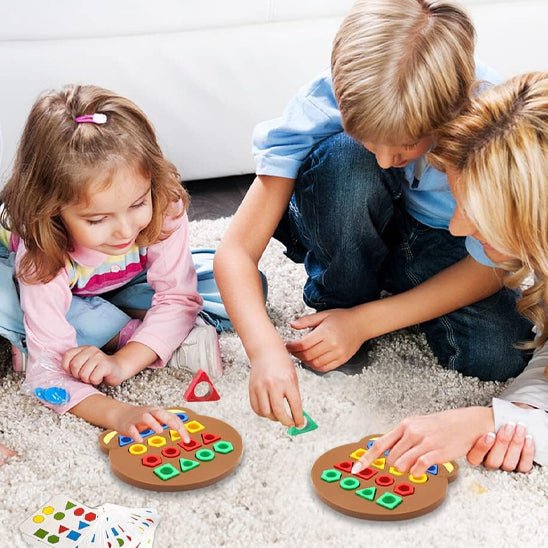 Jeux de société enfant - formes géométriques - Jeux jouets à moi