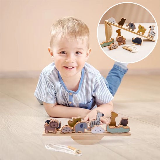 Jeux Montessori - enfilage et équilibre 2 - Jeux jouets à moi
