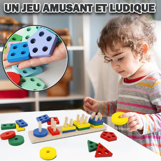Jeux Montessori - géométrie - Jeux jouets à moi