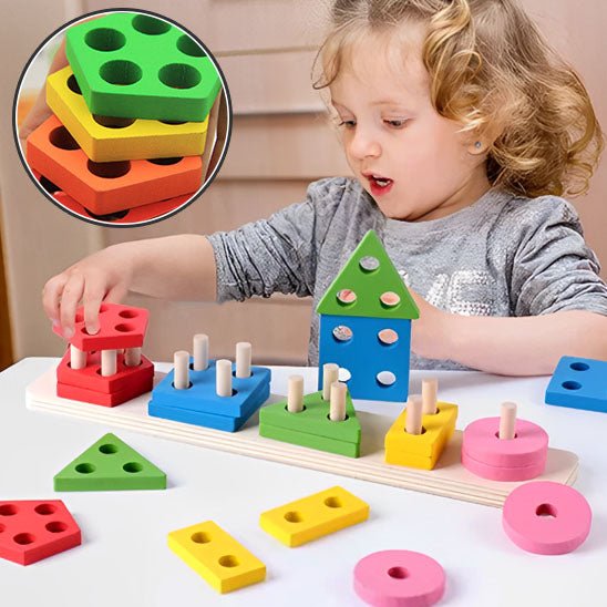 Jeux Montessori - géométrie - Jeux jouets à moi
