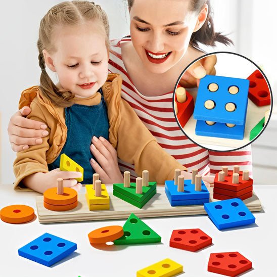 Jeux Montessori - géométrie - Jeux jouets à moi