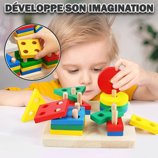 Jeux Montessori - géométrie - Jeux jouets à moi