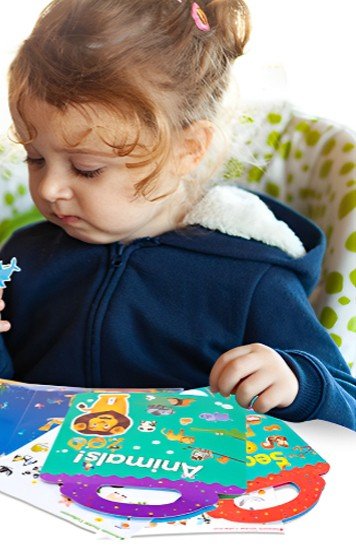 Livre pour enfant - autocollants - Jeux jouets à moi