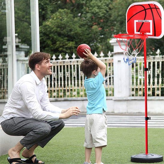 panier de basket enfant - sur pied 1 - Jeux jouets à moi
