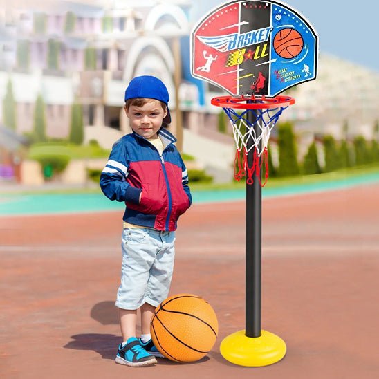 panier de basket enfant - sur pied - Jeux jouets à moi