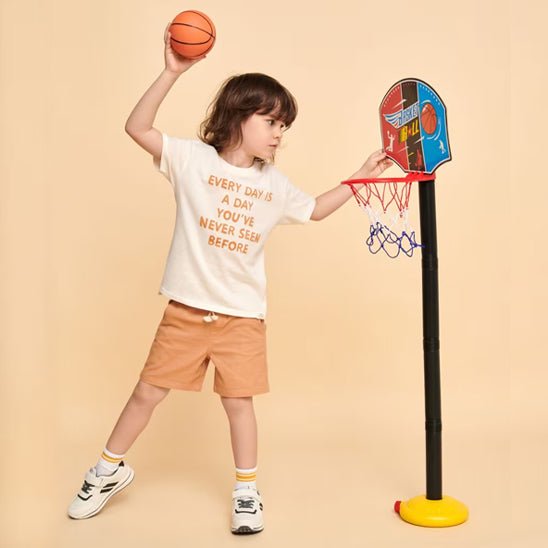 panier de basket enfant - sur pied - Jeux jouets à moi