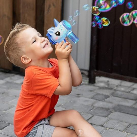 Pistolet a bulle - licorne - Jeux jouets à moi