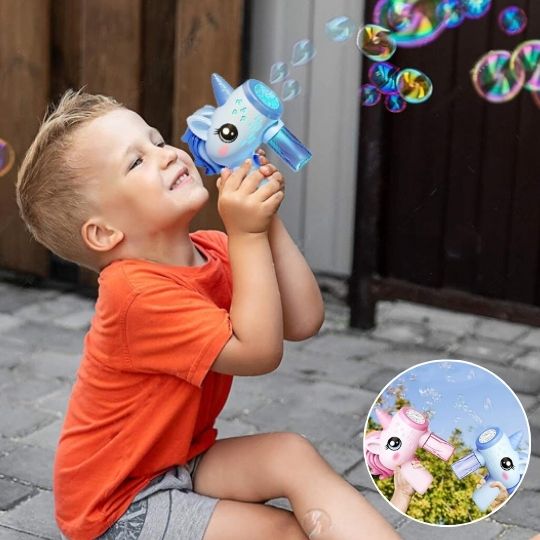 Pistolet a bulle - licorne - Jeux jouets à moi