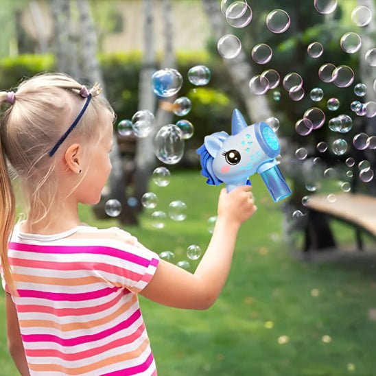 Pistolet a bulle - licorne - Jeux jouets à moi