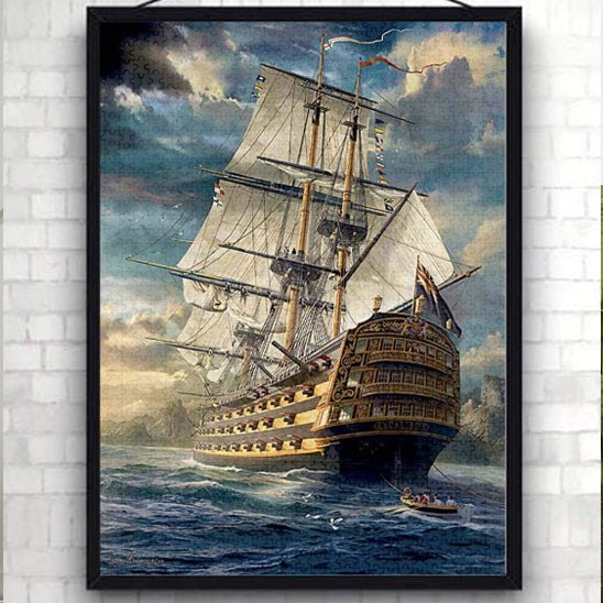 Puzzle 1000 pièces - navire fantastique - Jeux jouets à moi
