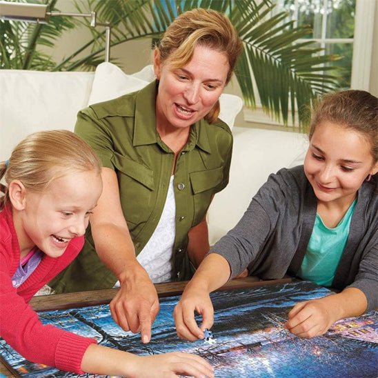 Puzzle 1000 pièces - rivière d'hiver - Jeux jouets à moi