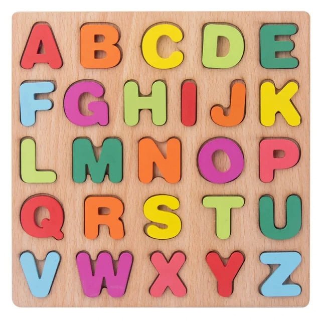 Puzzle en bois - l'alphabet - Jeux jouets à moi