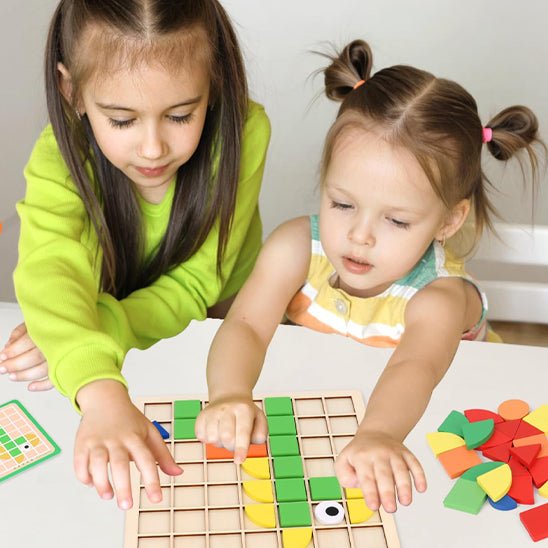 Puzzle en bois - les animaux - Jeux jouets à moi