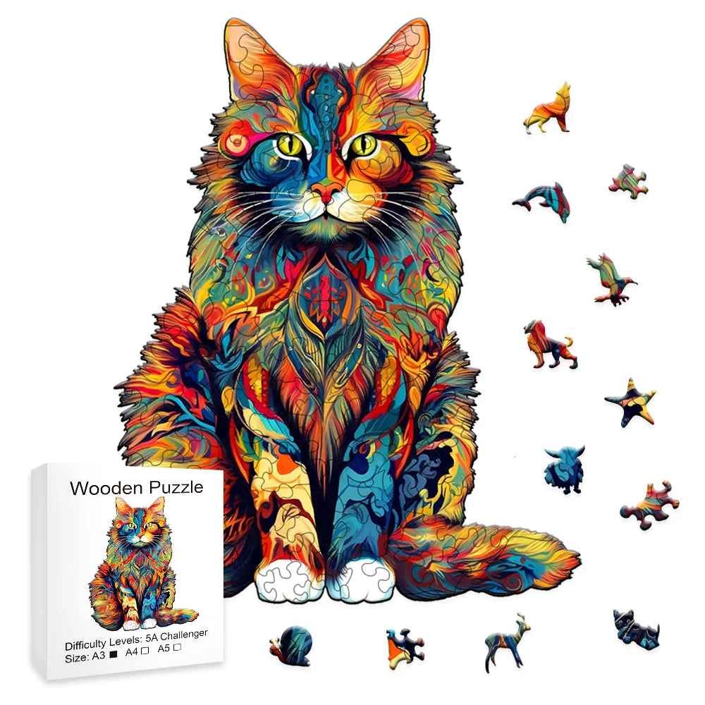 Puzzle enfant - Le chat - Jeux jouets à moi