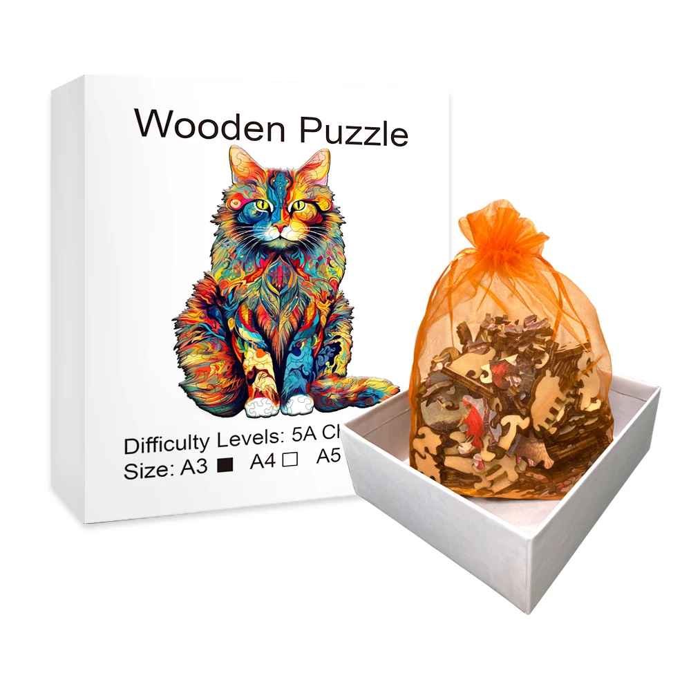 Puzzle enfant - Le chat - Jeux jouets à moi