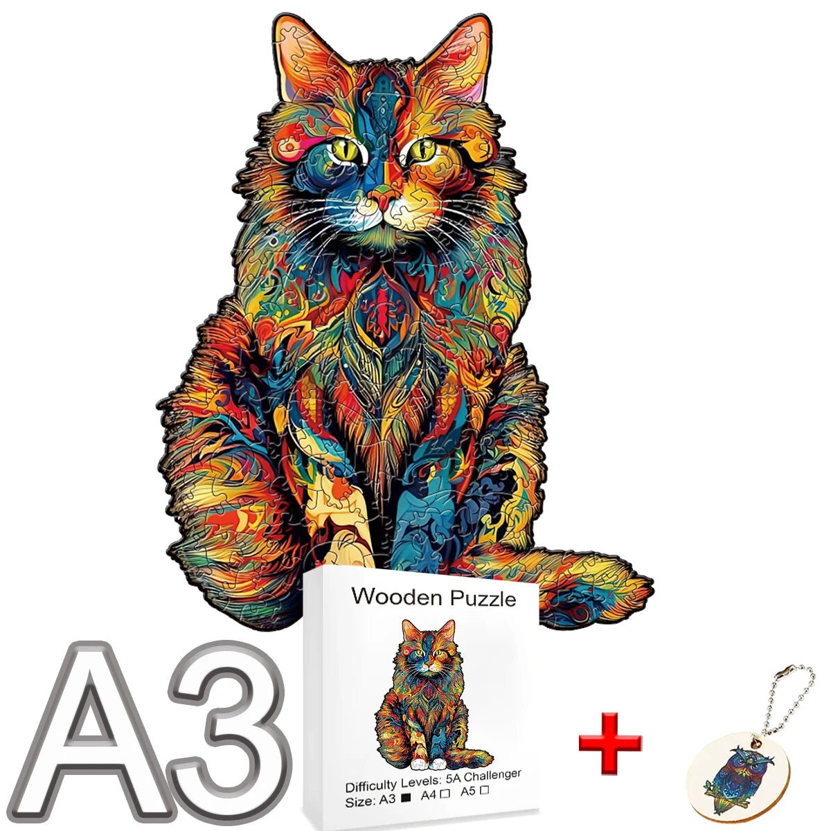 Puzzle enfant - Le chat - Jeux jouets à moi