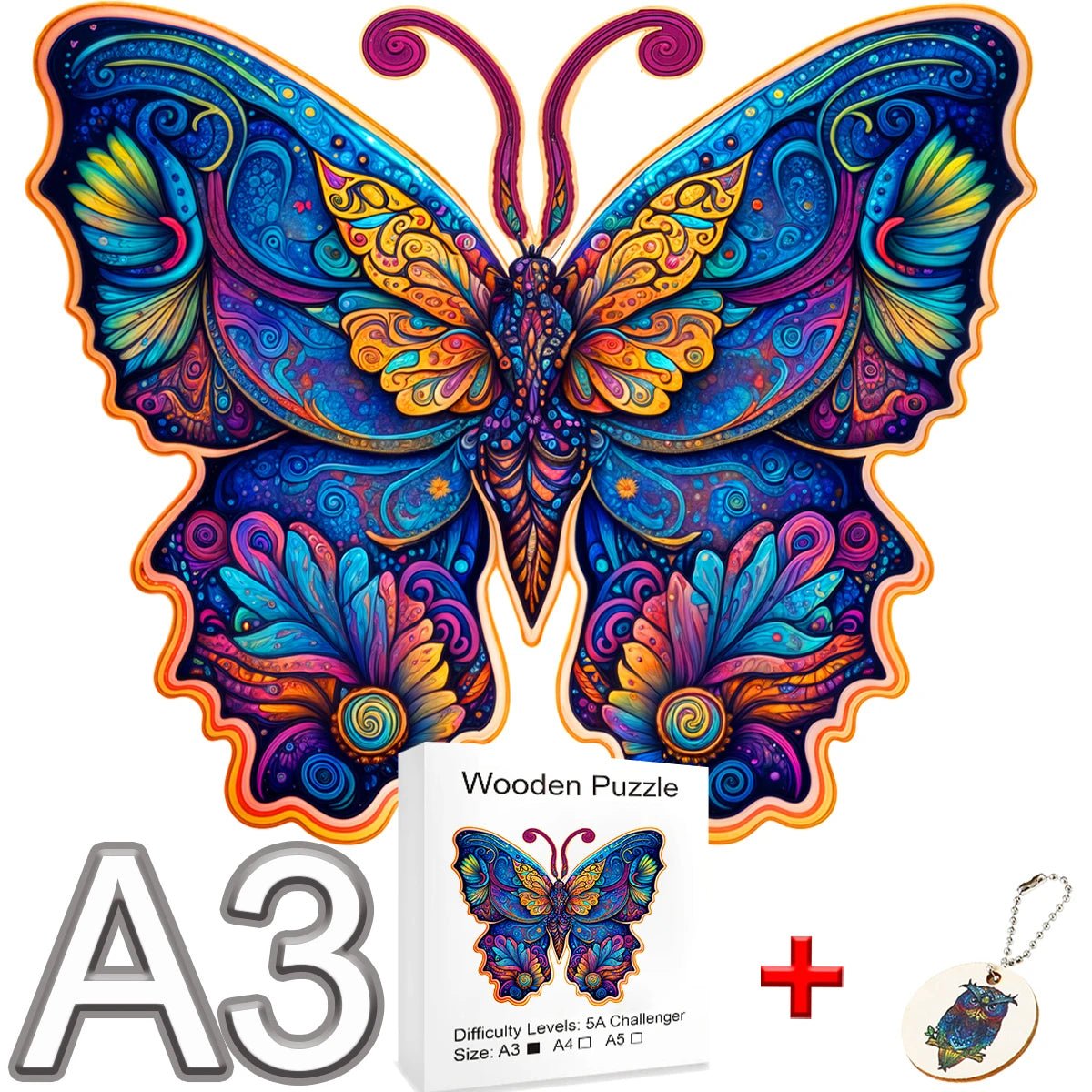 Puzzle enfant - Le papillon - Jeux jouets à moi