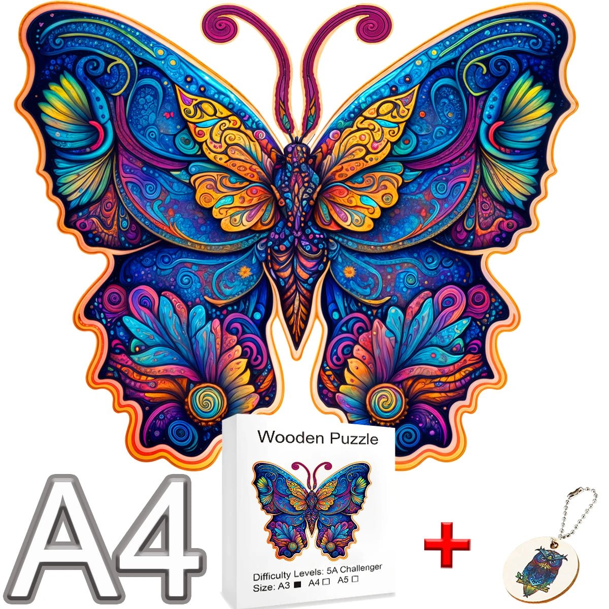 Puzzle enfant - Le papillon - Jeux jouets à moi