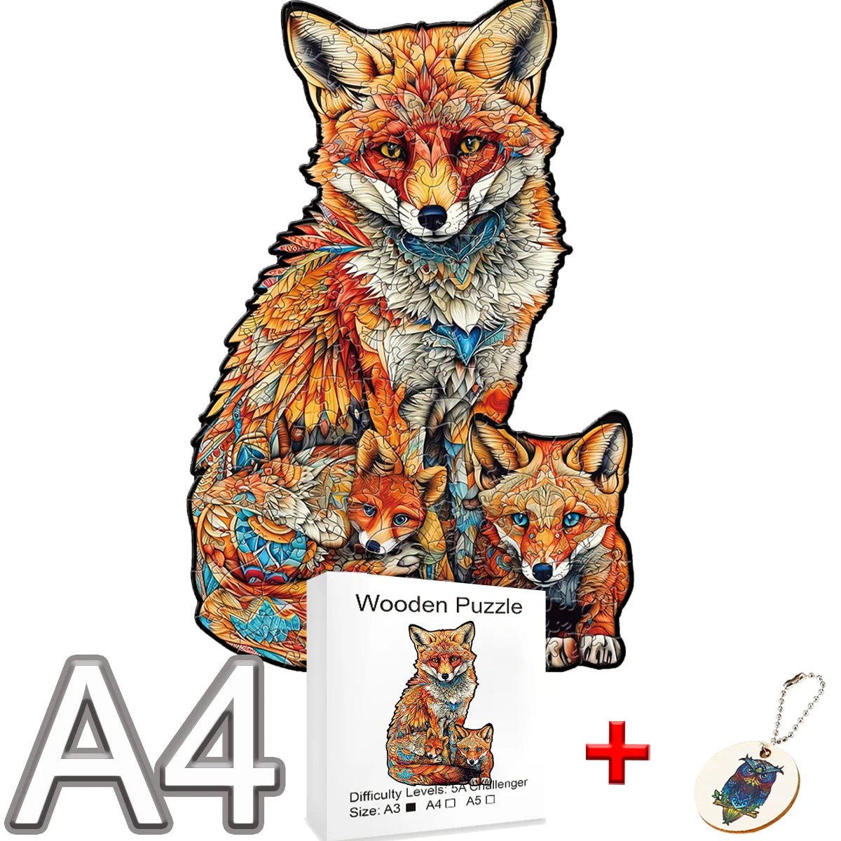 Puzzle enfant - Le renard - Jeux jouets à moi