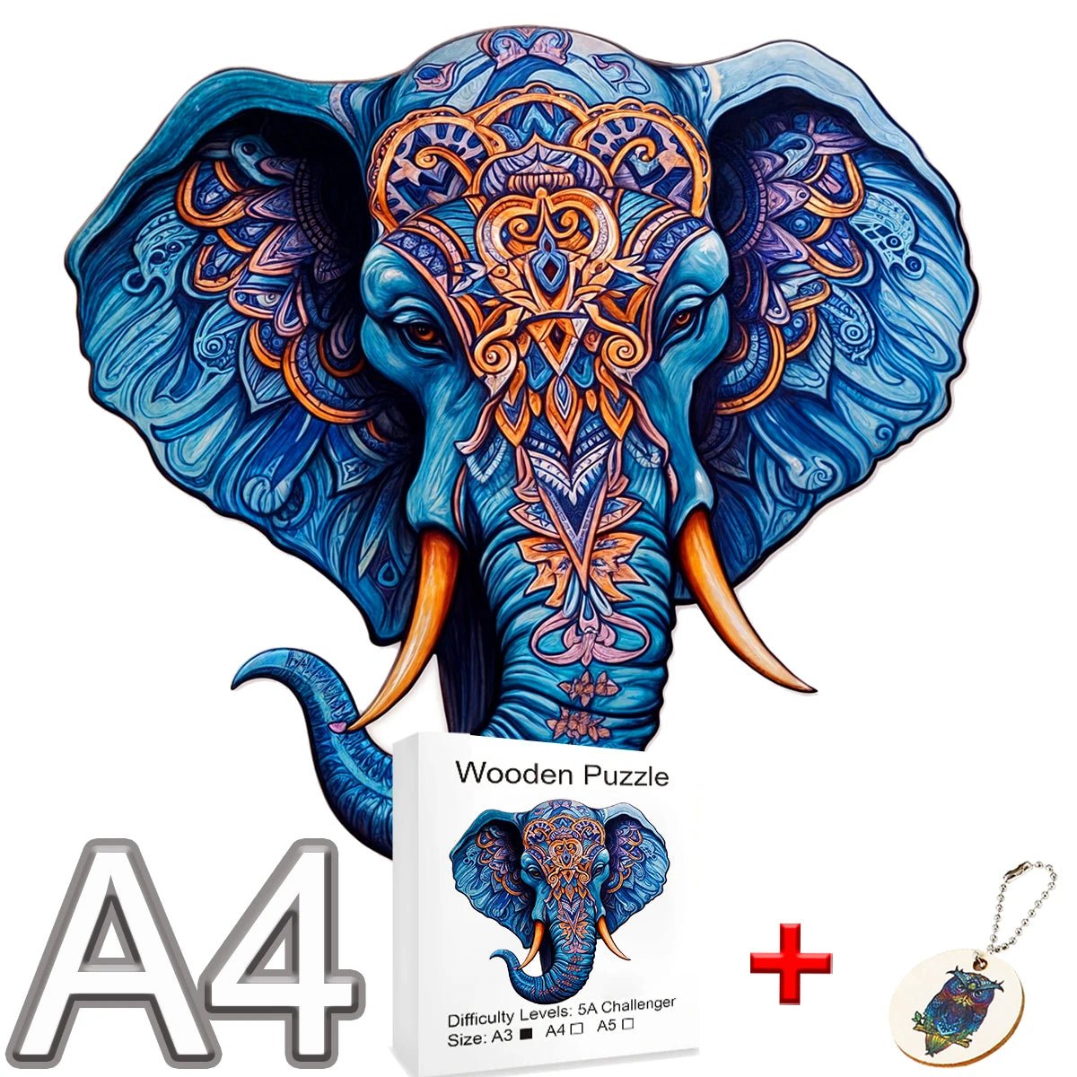 Puzzle enfant - L'éléphant - Jeux jouets à moi