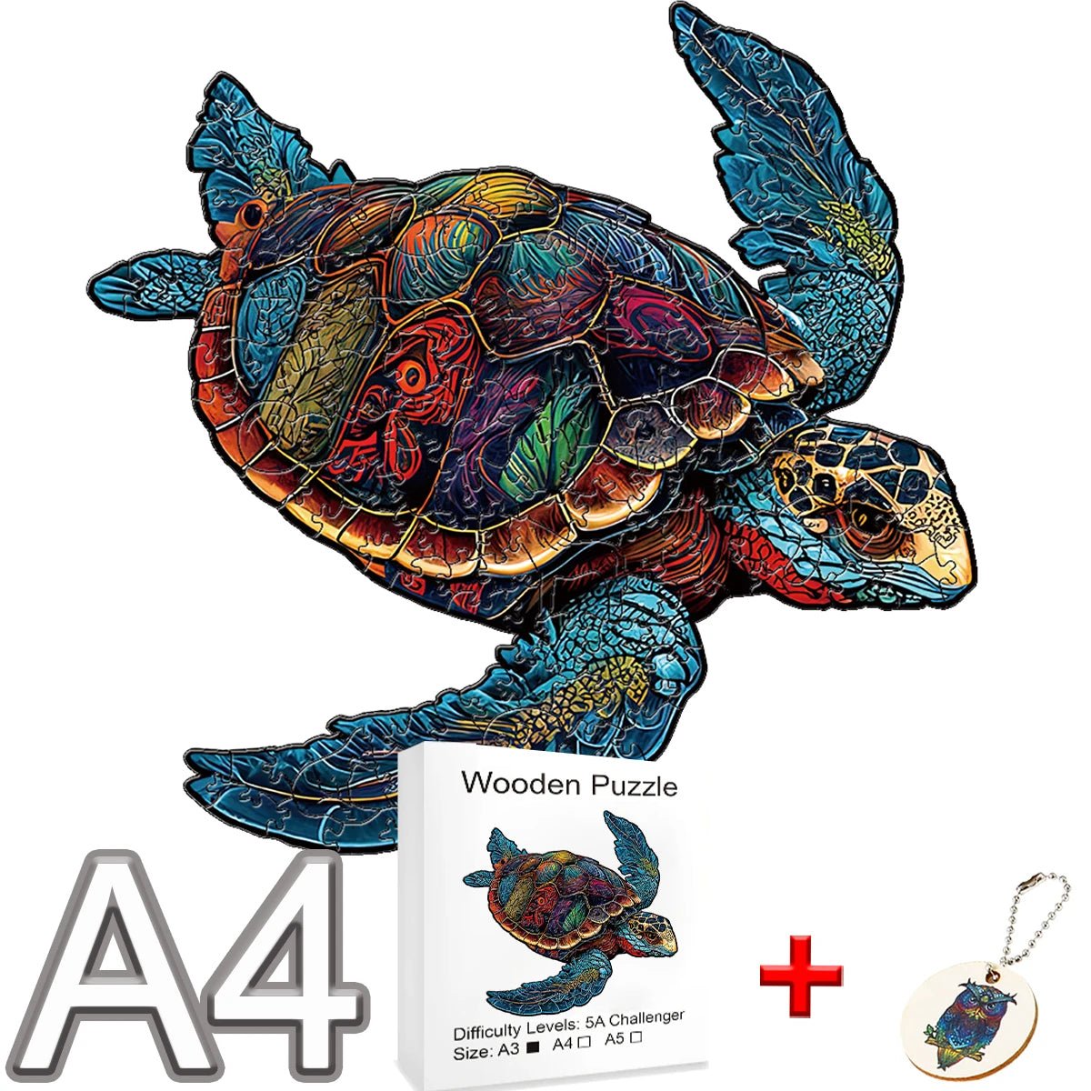 Puzzle enfant - Tortue - Jeux jouets à moi