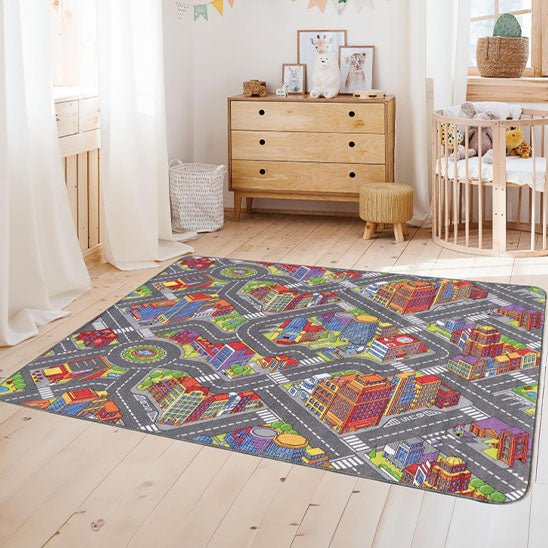 Tapis circuit voiture - petites voitures - Jeux jouets à moi