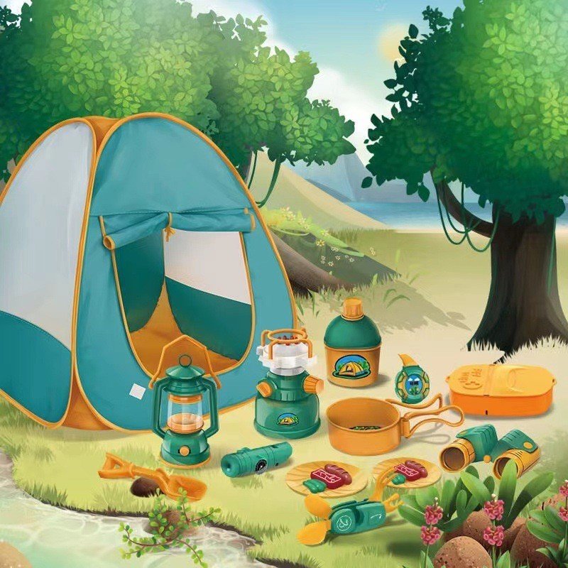 Tente enfant - faire du camping - Jeux jouets à moi