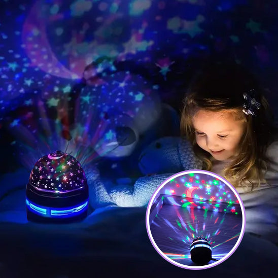 Veilleuse bébé - projecteur d'étoiles
