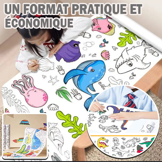 Cahier de dessin -Le rouleau