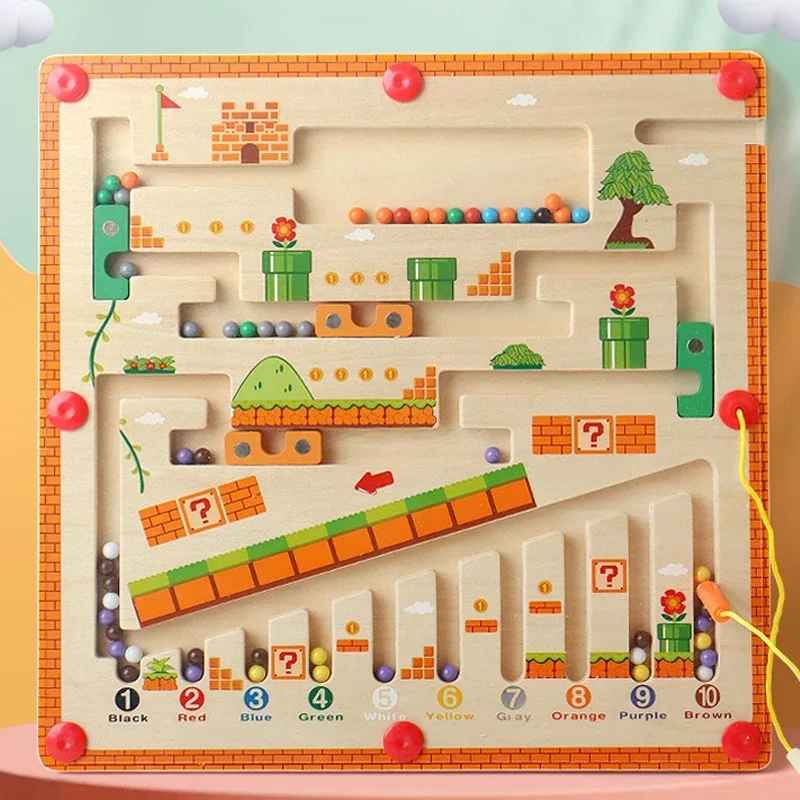 Jeu de chiffres - Labyrinthe magnétique