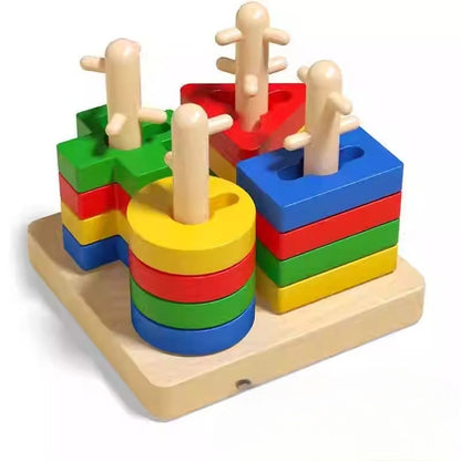 Jeux Montessori - géométrie: Des jeux éducatifs pour apprendre en s'amusant