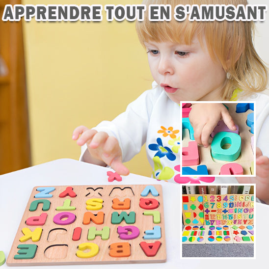 Puzzle 3D - l'alphabet