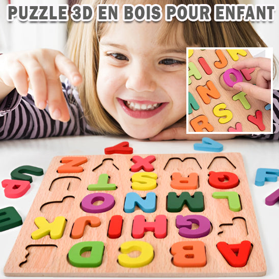 Puzzle 3D - l'alphabet