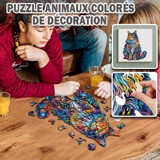 Puzzle enfant - Le paon