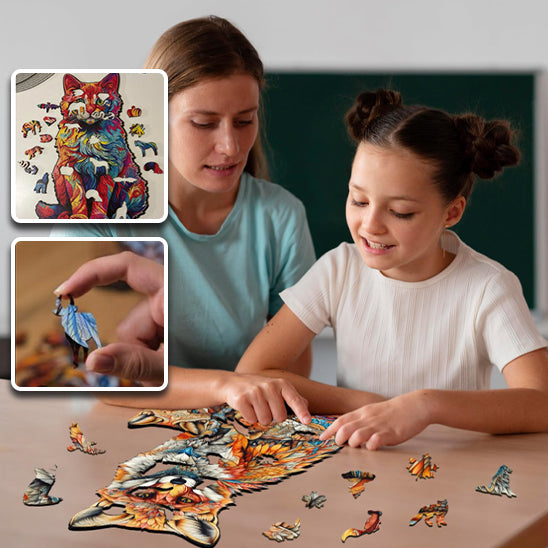 Puzzle enfant - Le paon