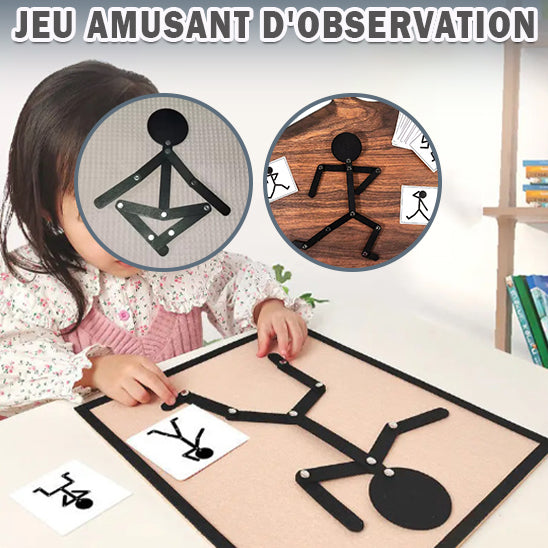 Puzzle enfant - homme allumette