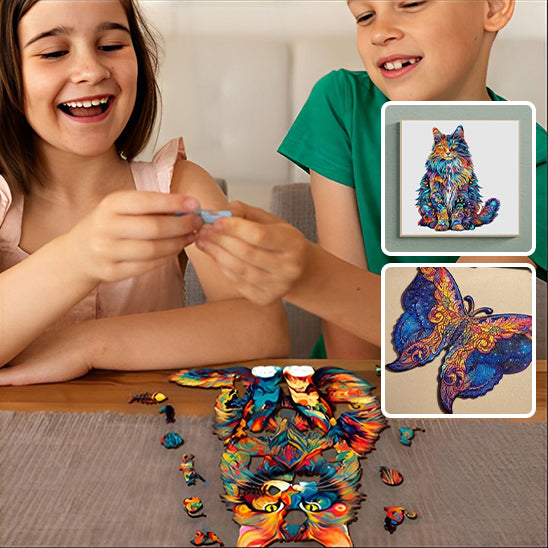 Puzzle enfant - Le paon