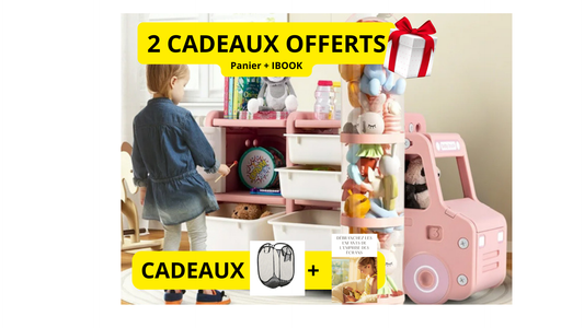 Boite de rangement - peluches pour conserver les espaces ordonnés