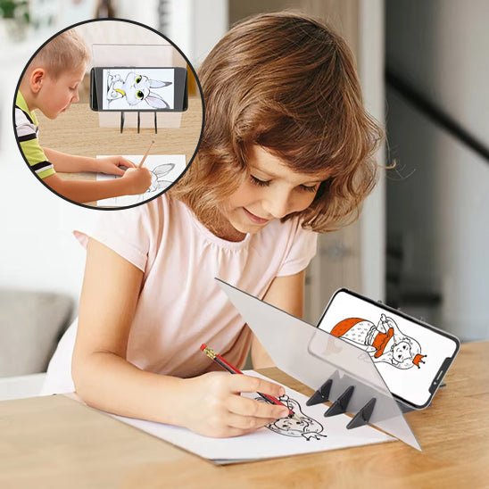 Tablette dessin enfant - projection