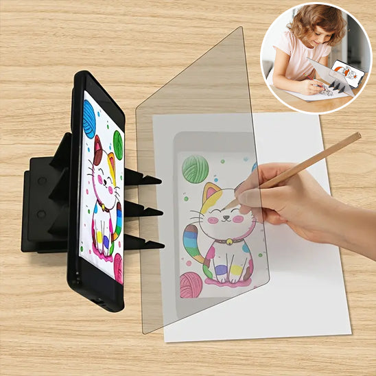 Tablette dessin enfant - projection